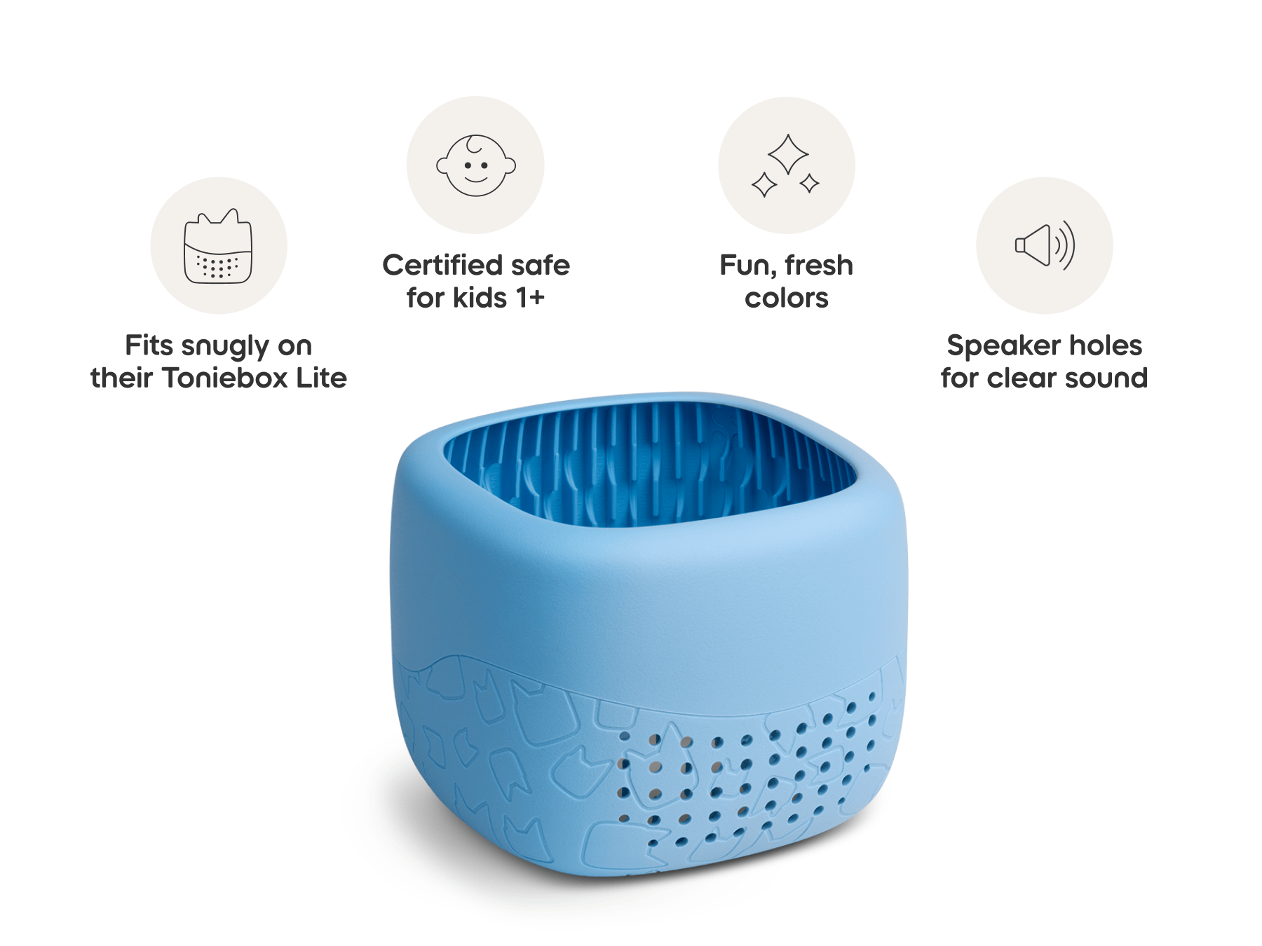 Toniebox Lite Cover: Arctic Blue