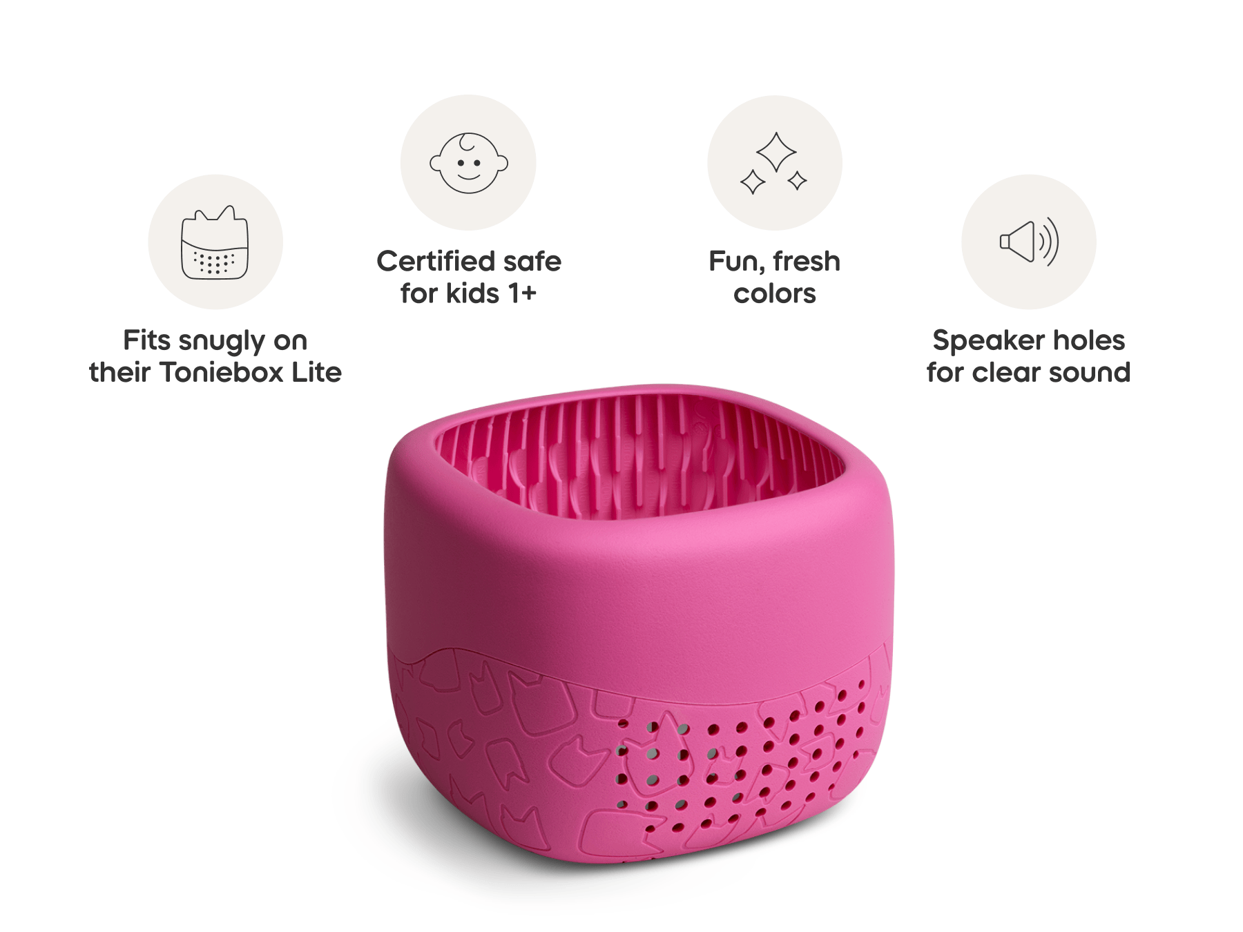 Toniebox Lite Cover: Berry Pink