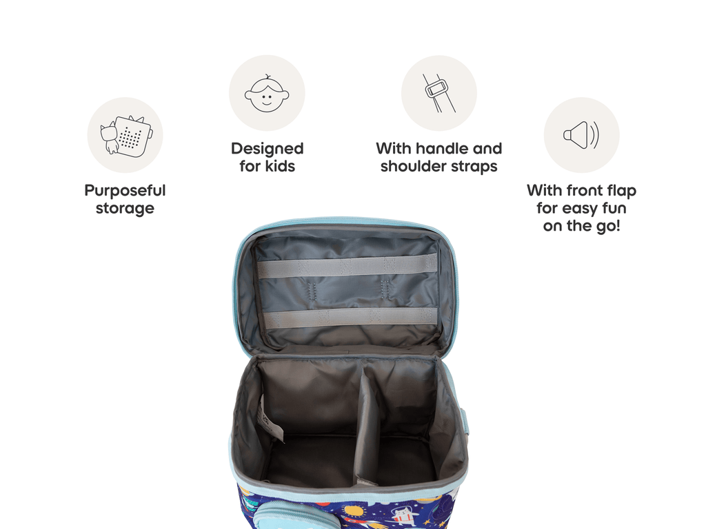 Listen & Go Bag for Toniebox - Blue Stargazing