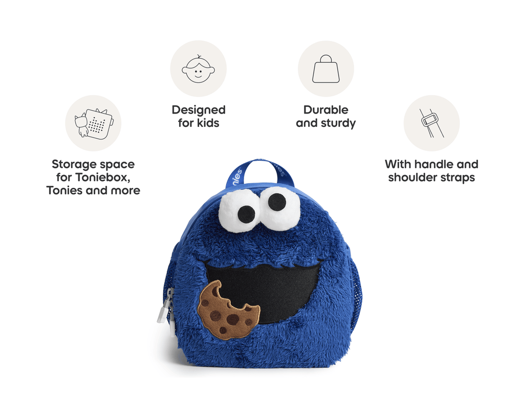 Toniebox Sesame Street Cookie Monster Backpack