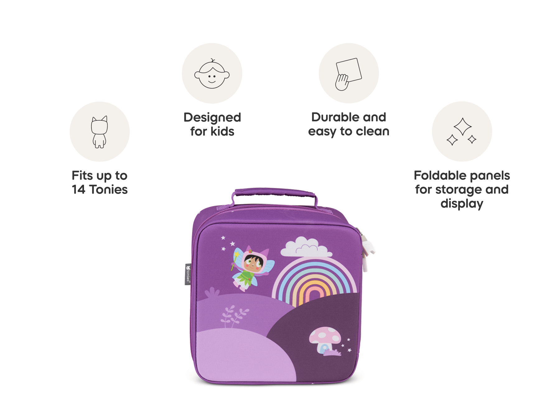 Carrying Case Max for Tonies - Over the Rainbow