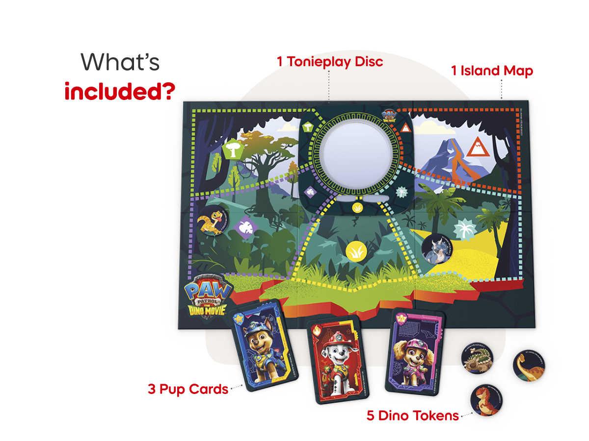 Tonieplay PAW Patrol Dino Movie: Dino Island Rescue Mission Game