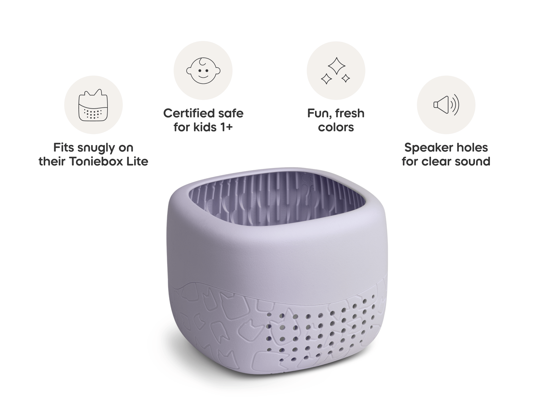 Toniebox Lite Cover: Pastel Lilac