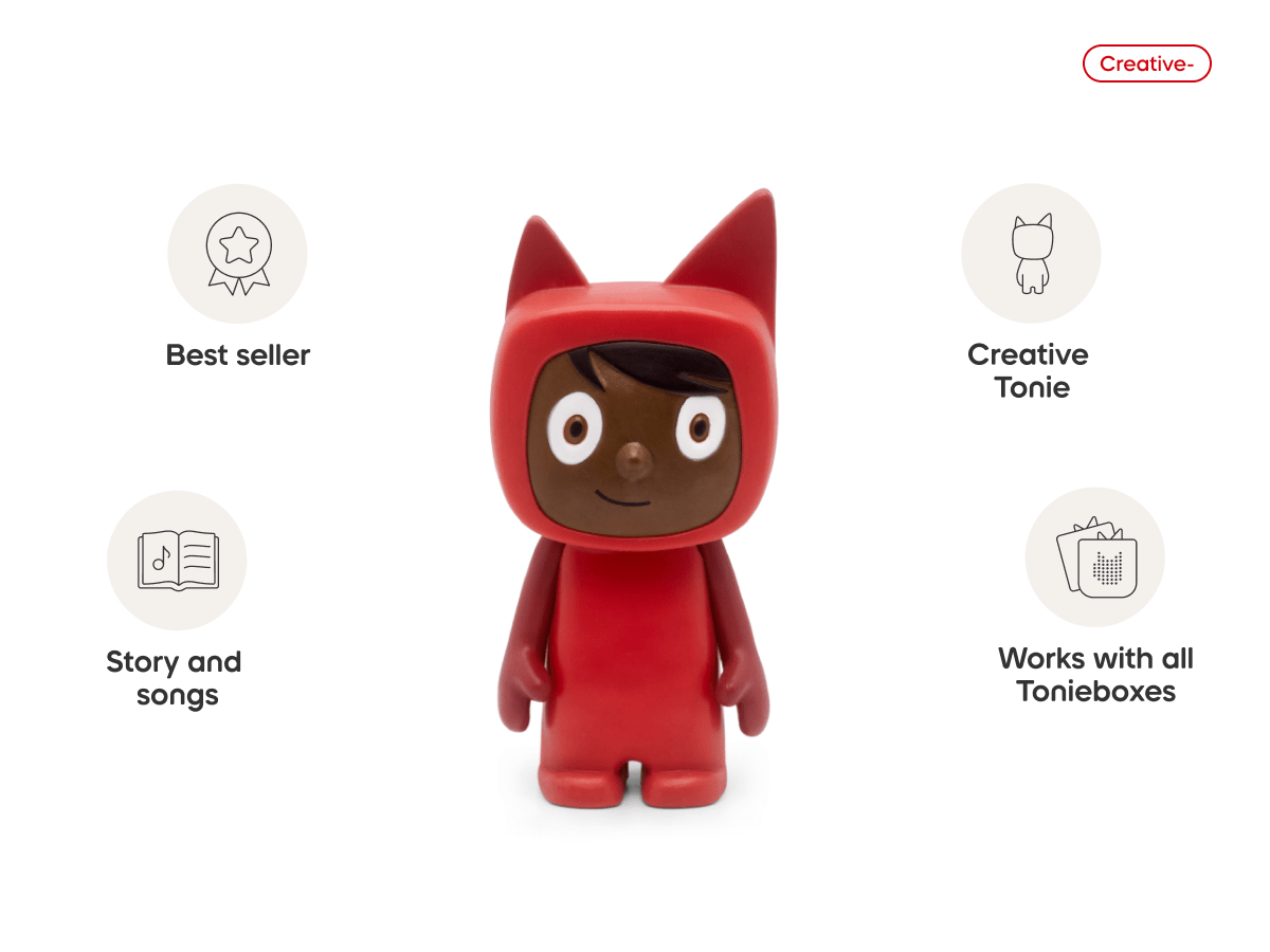 Red with Dark Hue Creative Tonie